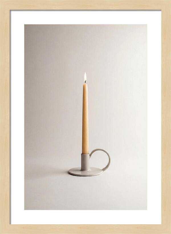 Hand Forged Iron Candle Holder