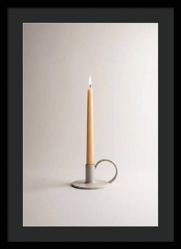 Hand Forged Iron Candle Holder