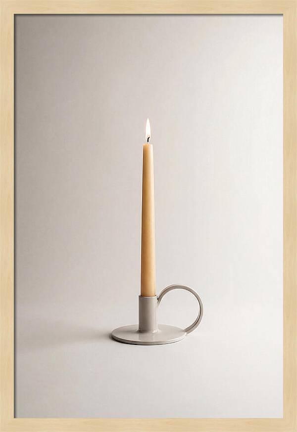Hand Forged Iron Candle Holder