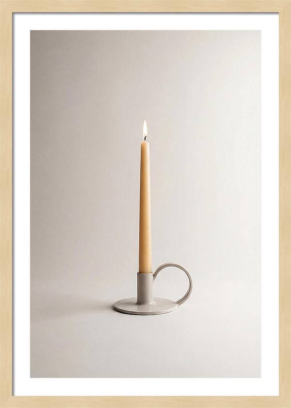 Hand Forged Iron Candle Holder