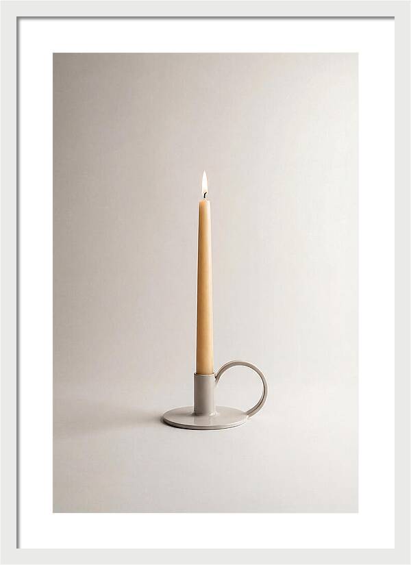 Hand Forged Iron Candle Holder