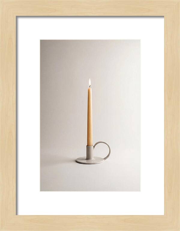 Hand Forged Iron Candle Holder