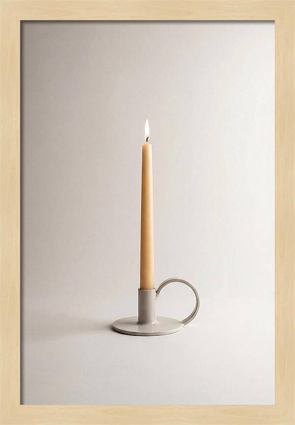 Hand Forged Iron Candle Holder