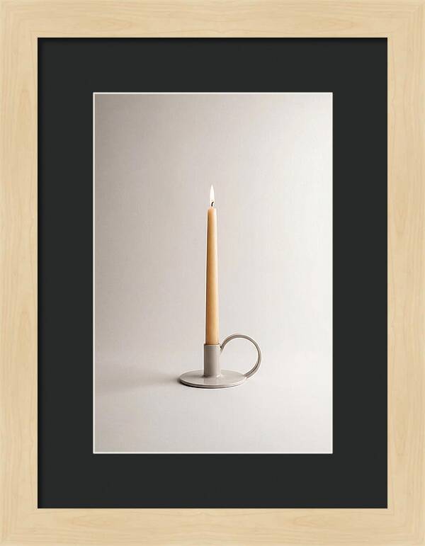 Hand Forged Iron Candle Holder