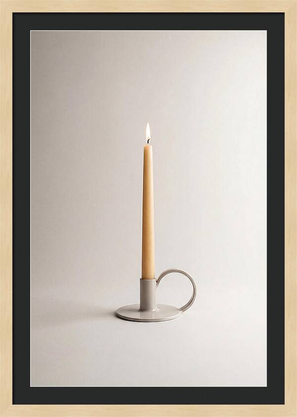 Hand Forged Iron Candle Holder