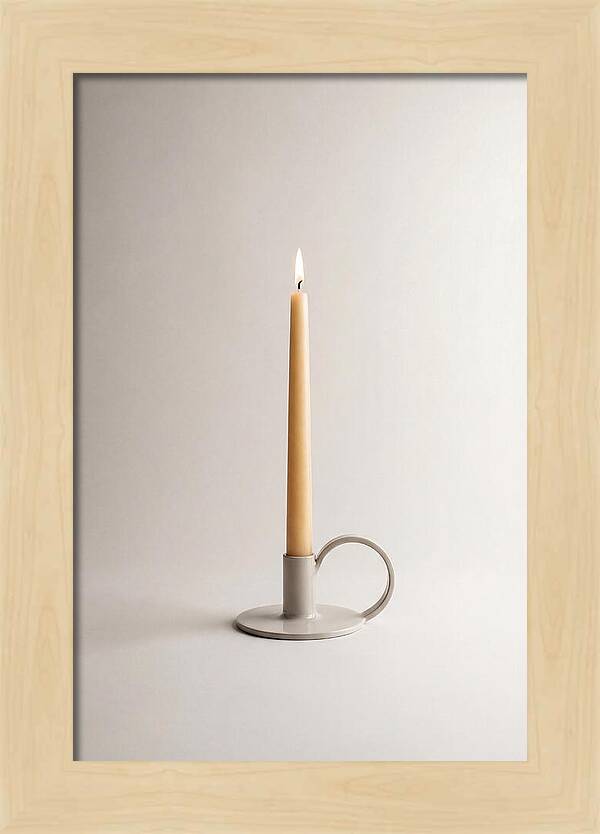 Hand Forged Iron Candle Holder