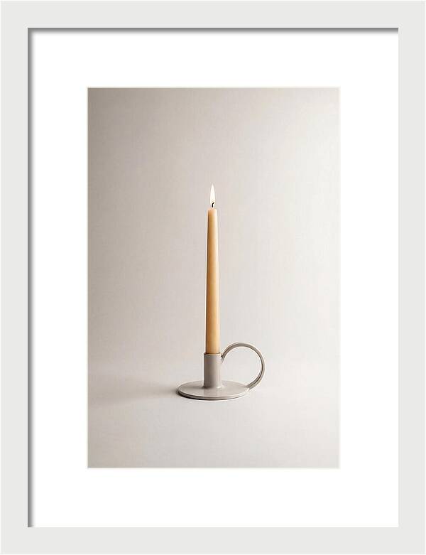 Hand Forged Iron Candle Holder