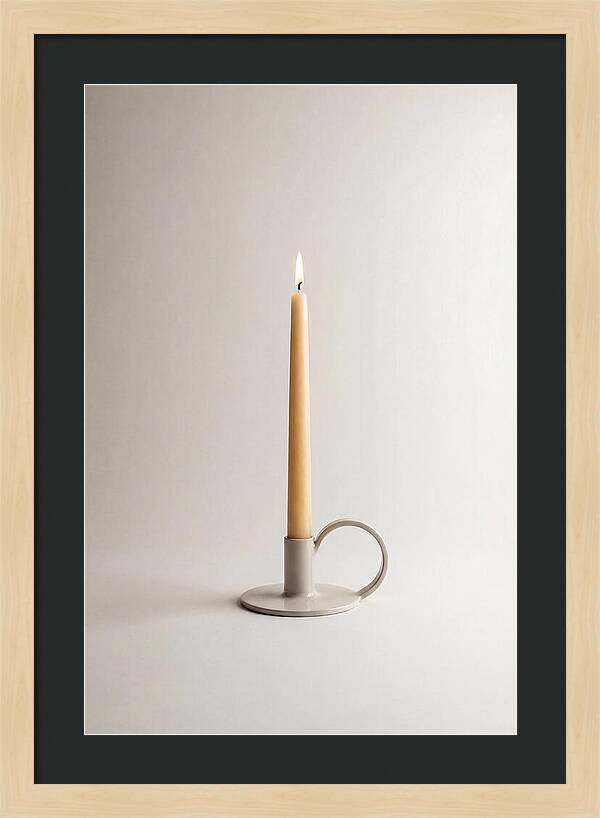 Hand Forged Iron Candle Holder
