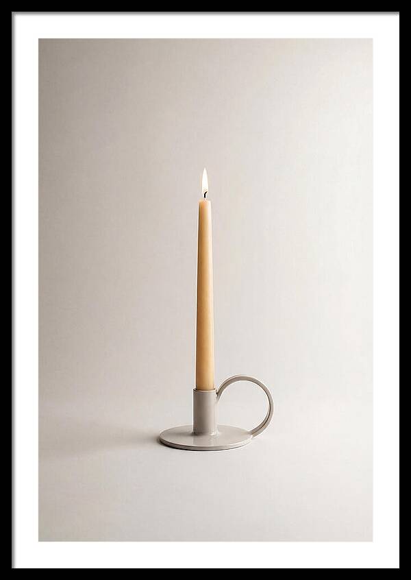 Hand Forged Iron Candle Holder