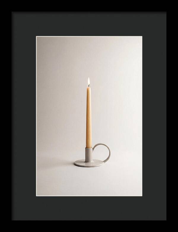 Hand Forged Iron Candle Holder