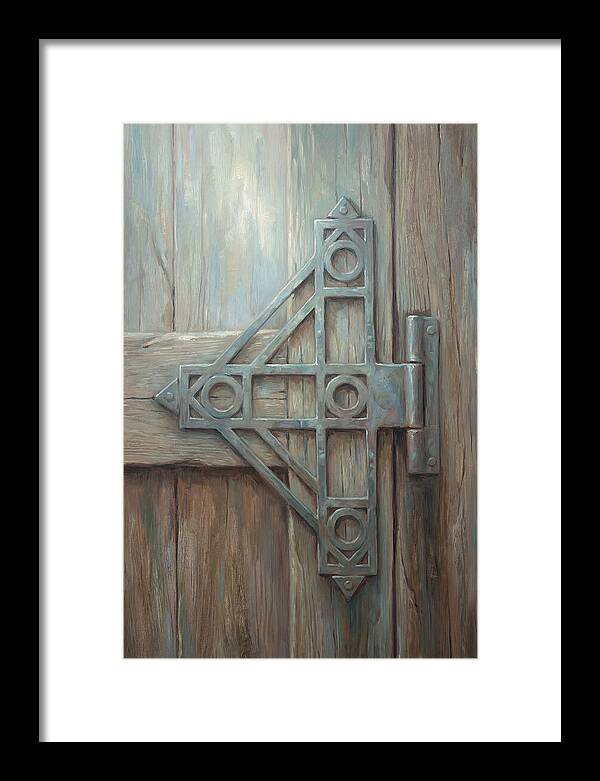 Hand Forged Iron Hinge Detail