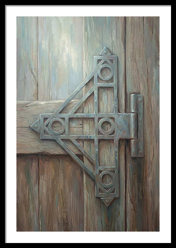 Hand Forged Iron Hinge Detail
