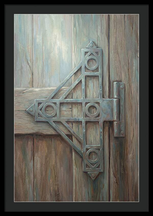 Hand Forged Iron Hinge Detail