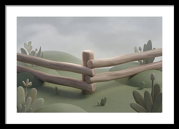 Hand Hewn Log Fence Corner Joint