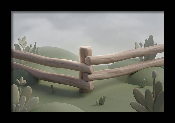 Hand Hewn Log Fence Corner Joint