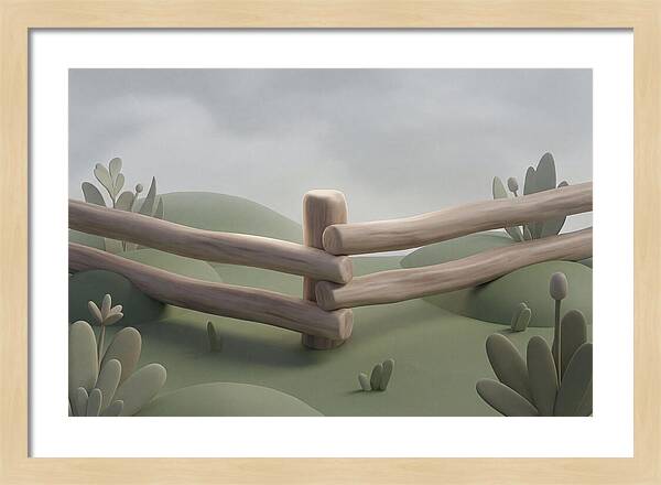 Hand Hewn Log Fence Corner Joint