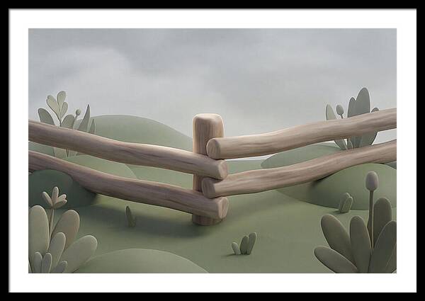 Hand Hewn Log Fence Corner Joint