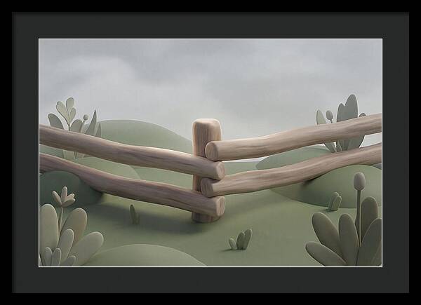 Hand Hewn Log Fence Corner Joint