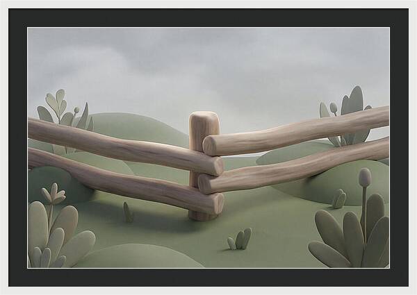 Hand Hewn Log Fence Corner Joint