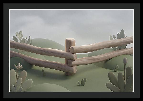 Hand Hewn Log Fence Corner Joint