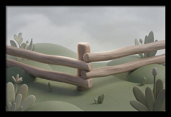 Hand Hewn Log Fence Corner Joint