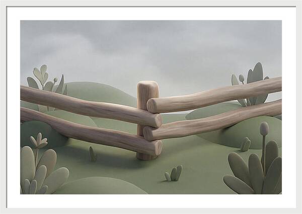 Hand Hewn Log Fence Corner Joint