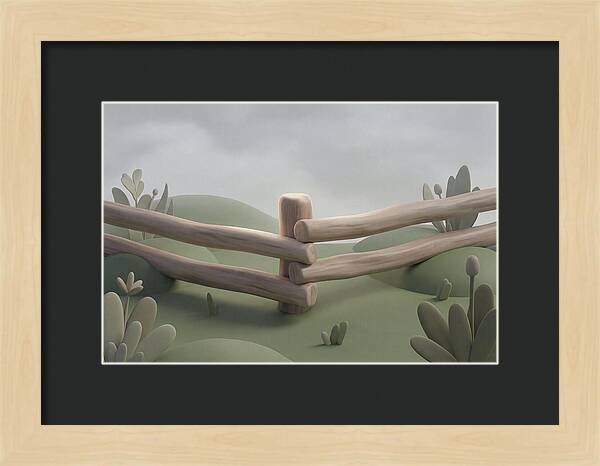 Hand Hewn Log Fence Corner Joint