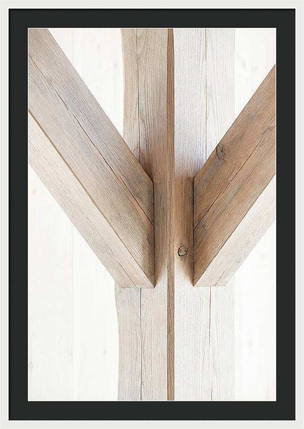 Hand Hewn Timber Frame Joint