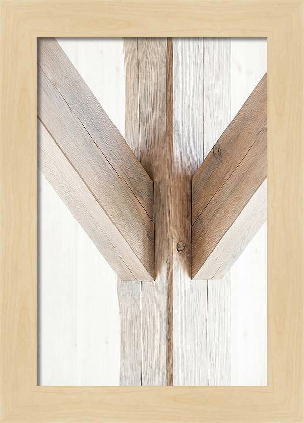 Hand Hewn Timber Frame Joint
