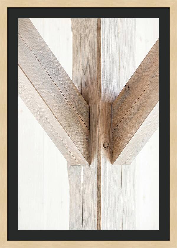 Hand Hewn Timber Frame Joint