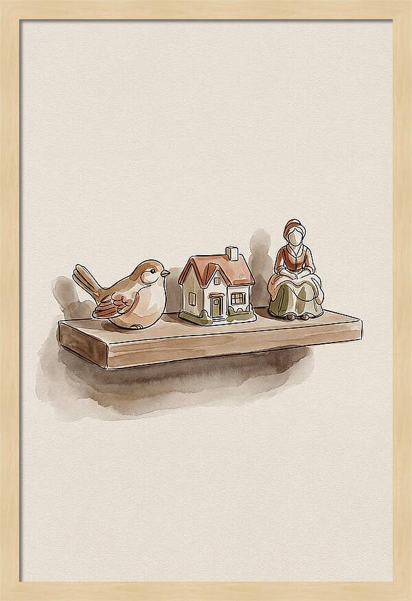 Hand Painted Porcelain Figurines