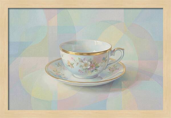 Hand Painted Porcelain Tea Cup