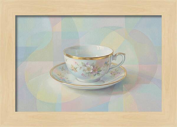 Hand Painted Porcelain Tea Cup