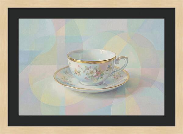 Hand Painted Porcelain Tea Cup