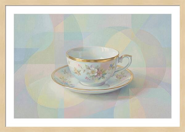 Hand Painted Porcelain Tea Cup