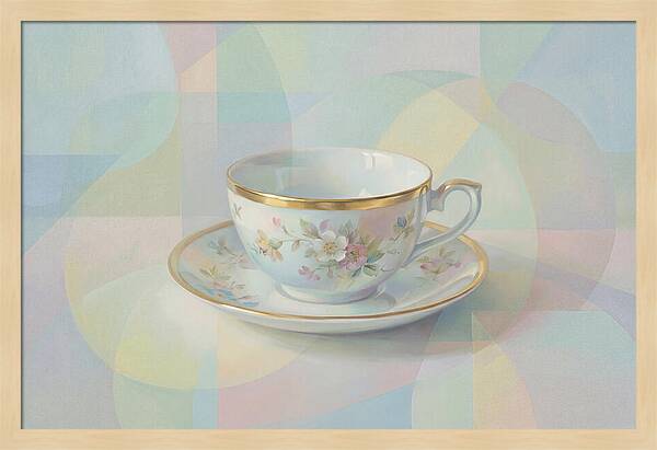 Hand Painted Porcelain Tea Cup
