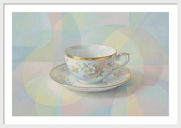 Hand Painted Porcelain Tea Cup