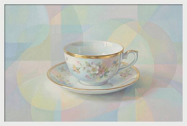 Hand Painted Porcelain Tea Cup