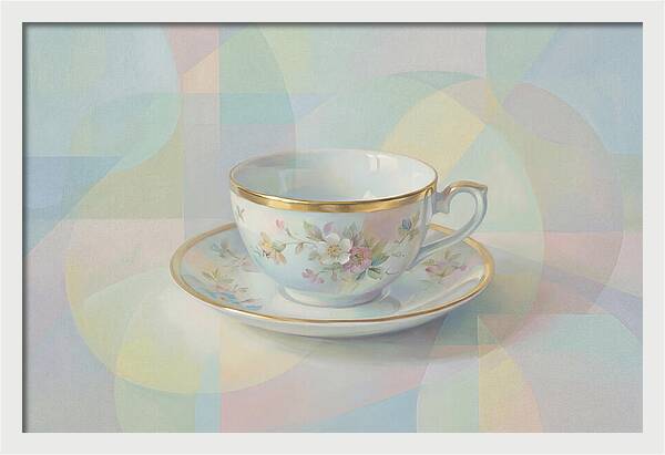 Hand Painted Porcelain Tea Cup