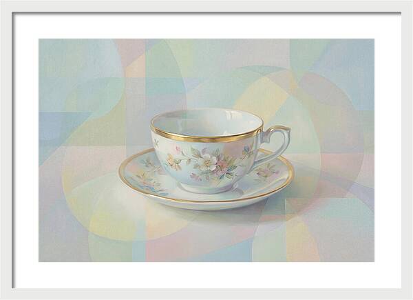 Hand Painted Porcelain Tea Cup