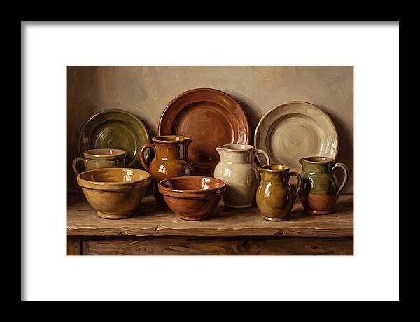 Hand Painted Provincial Pottery