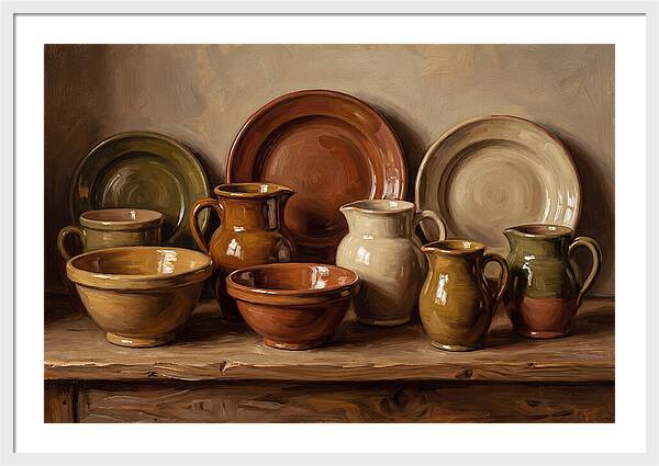 Hand Painted Provincial Pottery