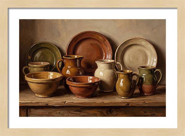 Hand Painted Provincial Pottery
