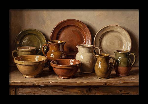 Hand Painted Provincial Pottery