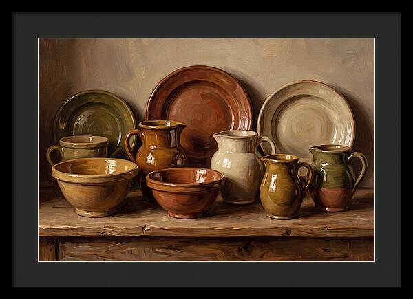 Hand Painted Provincial Pottery