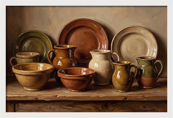 Hand Painted Provincial Pottery