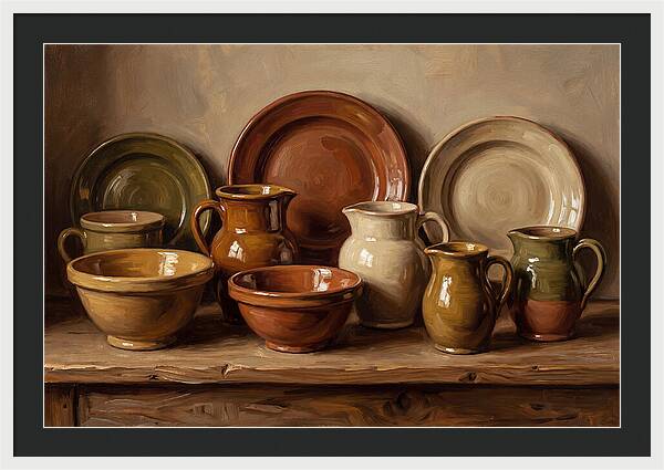 Hand Painted Provincial Pottery
