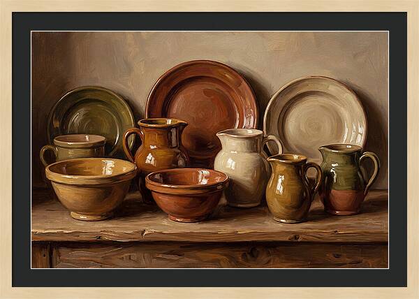 Hand Painted Provincial Pottery