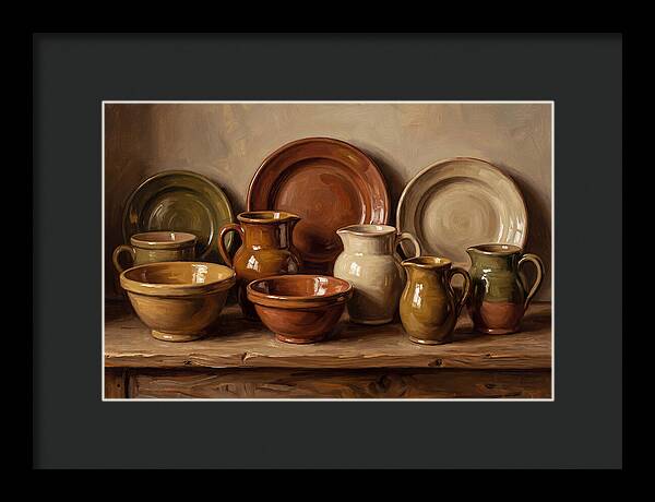 Hand Painted Provincial Pottery