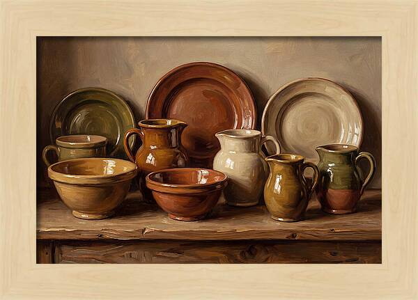 Hand Painted Provincial Pottery